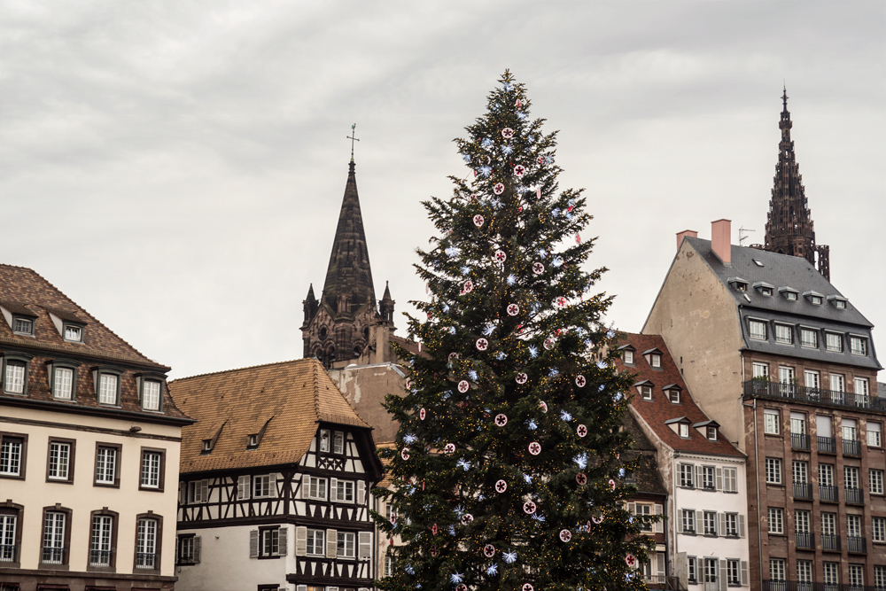 Le plus grand sapin de Noël d'Europe – Strasbourg, Alsace