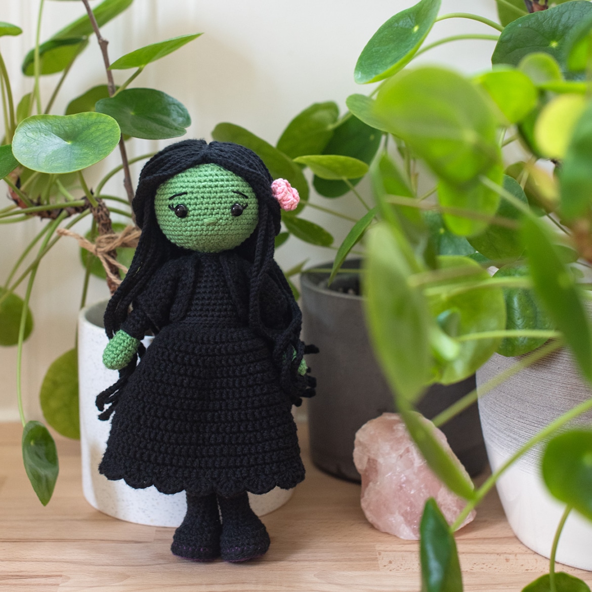 Poupées crochetées Elphaba et Glinda